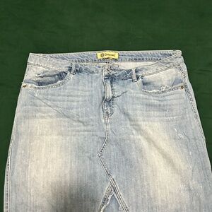 Democracy Light Blue Denim Skirt